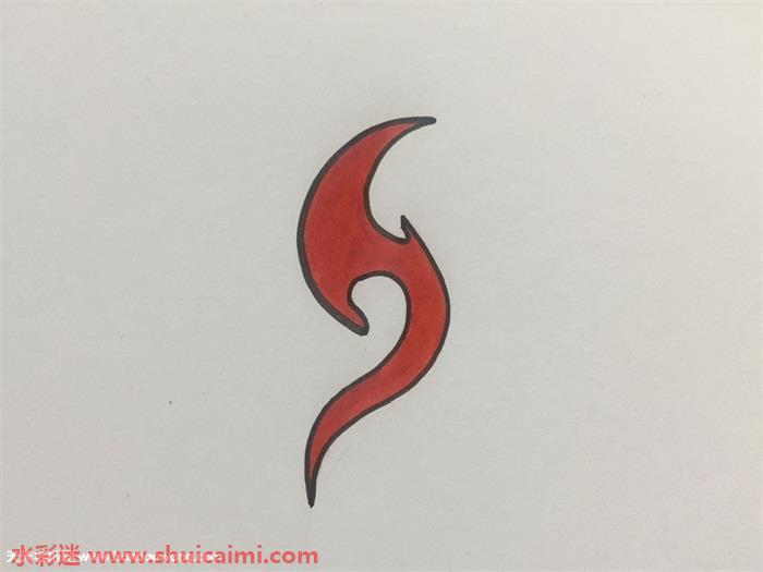 凤九的凤尾花怎么画 凤九的凤尾花简笔画简单好看带颜色