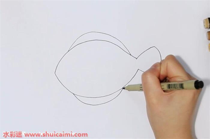 多宝鱼怎么画 多宝鱼简笔画彩色