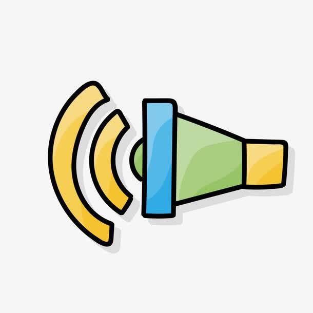 喇叭的简笔画图片大全 喇叭的简笔画图片大全可爱