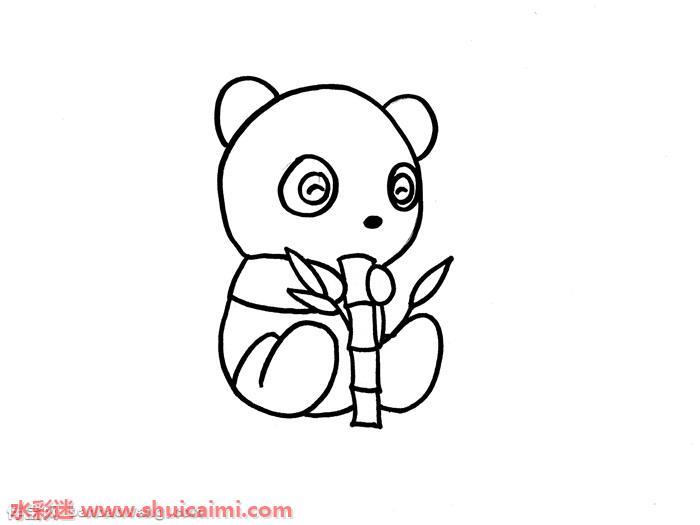 小熊猫怎么画 小熊猫简笔画图片彩色