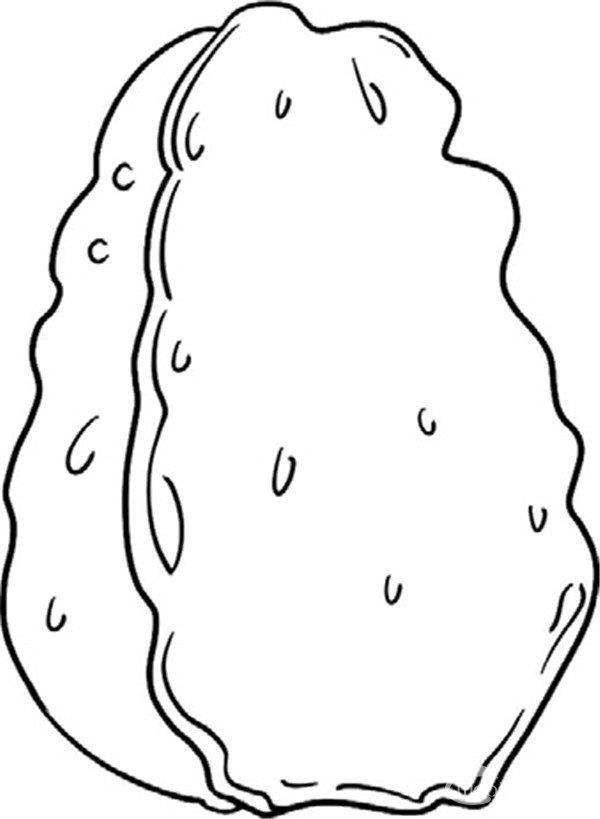 水果可口的梨简笔画怎么画 水果可口的梨简笔画图片