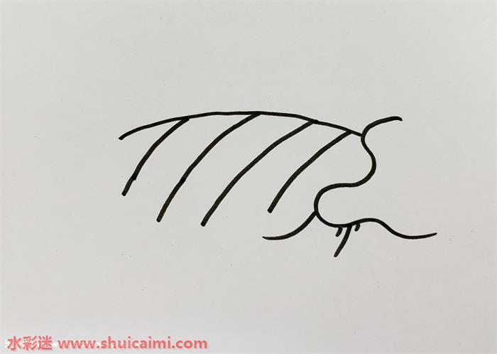 稻田怎么画 稻田简笔画简单易画彩色