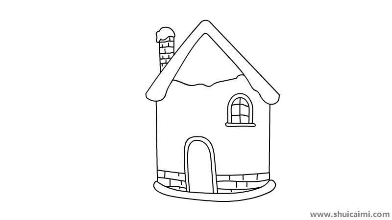 圣诞房子简笔画怎么画 圣诞房子简笔画简单又好看