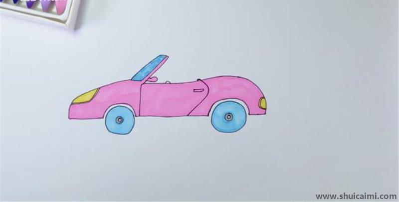 小轿车儿童简笔画怎么画 小轿车儿童画好看