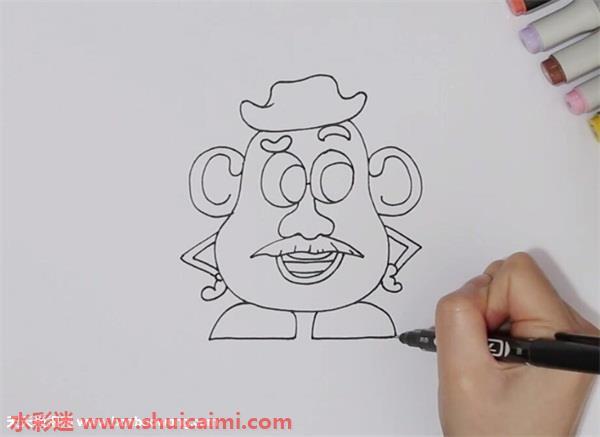 土豆先生怎么画 土豆先生简笔画图片大全彩色