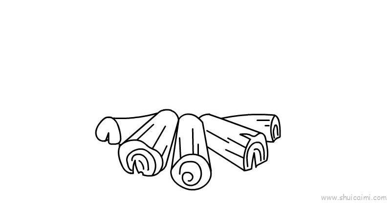 火堆儿童画怎么画 火堆简笔画画法