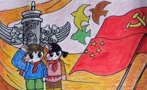 爱国简笔画 爱国简笔画 小学生