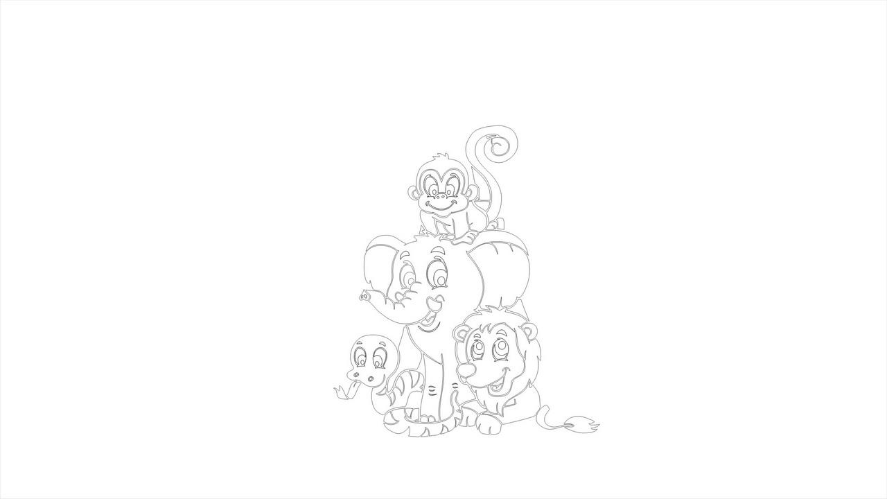 动物园简笔画怎么画 动物园简笔画步骤