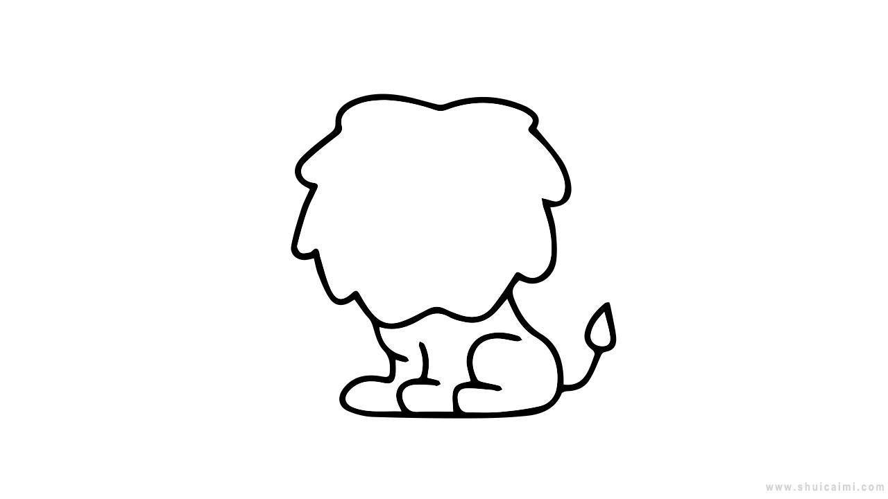 大狮子简笔画怎么画 大狮子简笔画好看