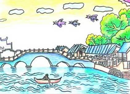 我的家乡简笔画 我的家乡简笔画幼儿园