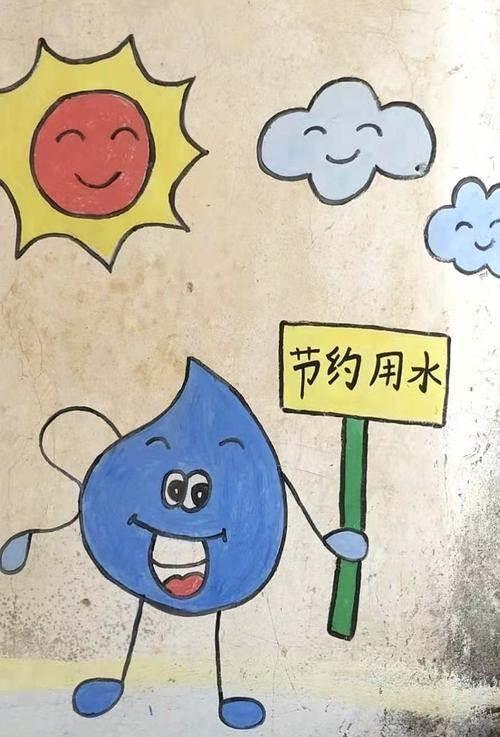 节约用水简笔画 节约用水简笔画简单