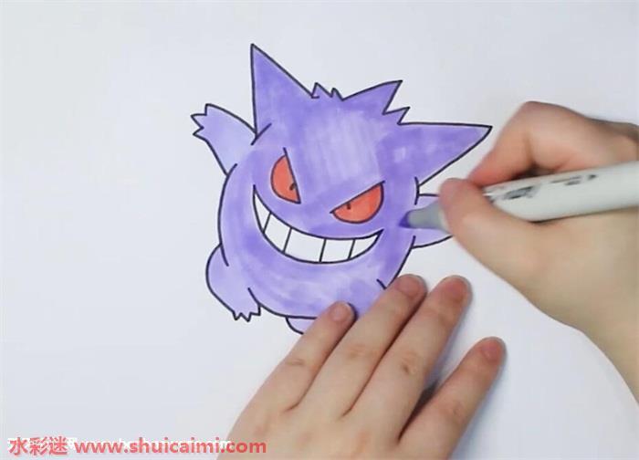 耿鬼怎么画 耿鬼简笔画图片大全