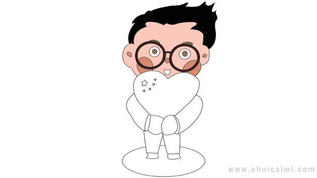 我爱祖国简笔画怎么画 我爱祖国简笔画顺序