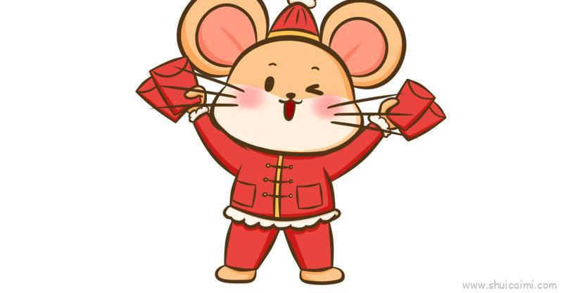 鼠年儿童画怎么画 鼠年简笔画简单