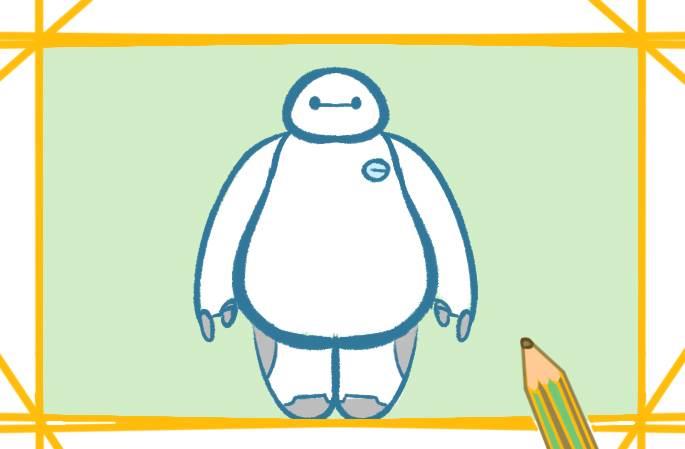 大白简笔画图片大全 大白简笔画图片大全可爱卡通