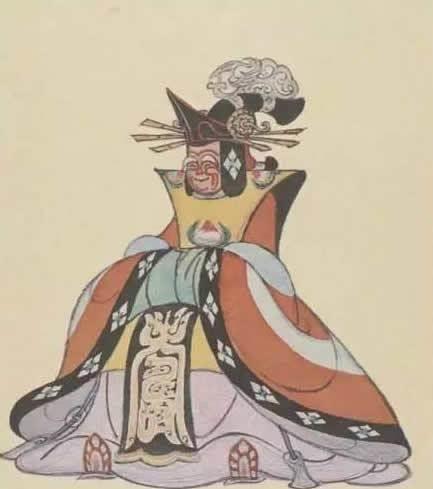 王母娘娘Q版简笔画 王母娘娘怎么画简笔画卡通