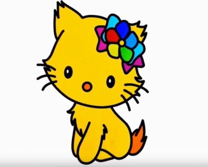 简笔画小猫 简笔画小猫怎么画