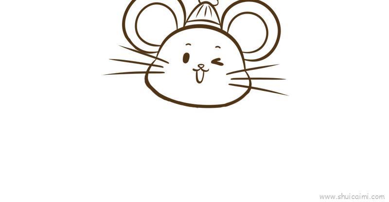 鼠年儿童画怎么画 鼠年简笔画简单