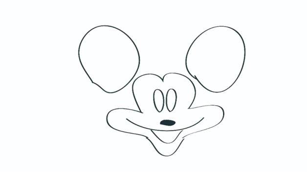 米奇简笔画怎么画 米奇简笔画图片