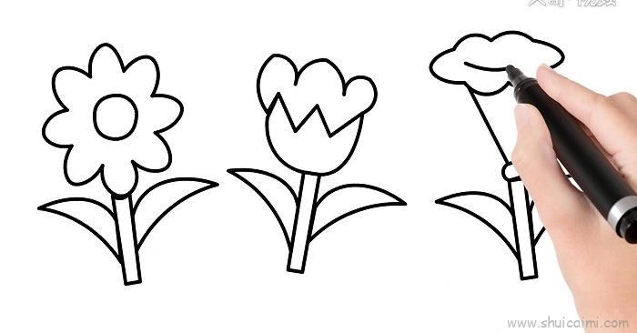 各种花儿童画怎么画 各种花简笔画画法