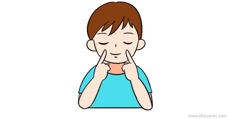 保护眼睛儿童画怎么画 保护眼睛简笔画顺序