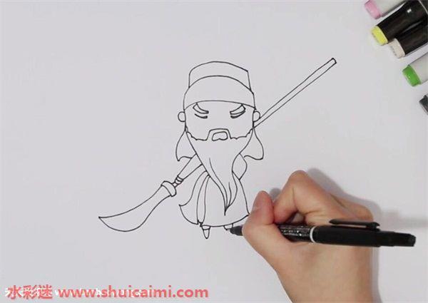 q版三国人物怎么画 q版三国人物简笔画步骤