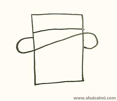 牛仔儿童简笔画