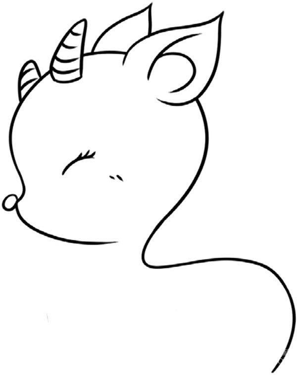 乖巧的小鹿的简笔画怎么画 乖巧的小鹿简笔画图片大全