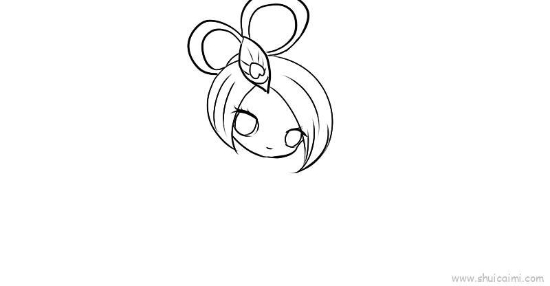 7个叶罗丽仙子蓝孔雀儿童画怎么画 7个叶罗丽仙子蓝孔雀简笔画步骤