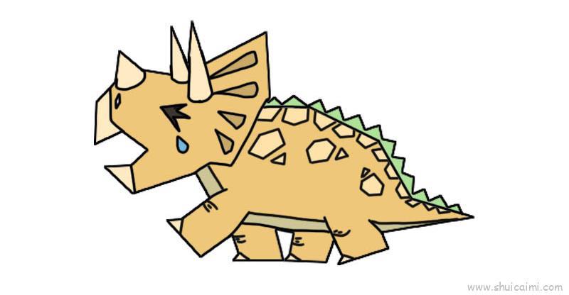 恐龙儿童画怎么画 恐龙简笔画画法