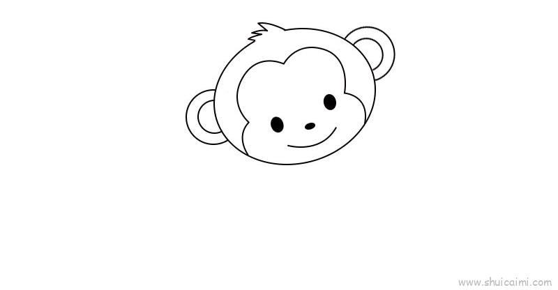 猴子儿童画怎么画 猴子简笔画图片大全