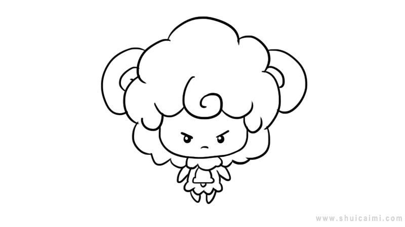 十二星座q版萌图白羊座简笔画怎么画 十二星座q版萌图白羊座简笔画画法