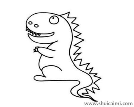 恐龙儿童简笔画