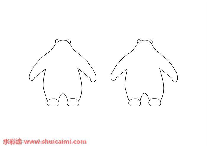熊大熊二怎么画 熊大熊二简笔画画法