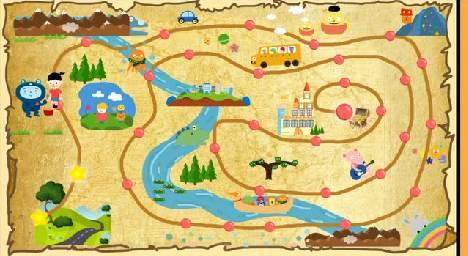 藏宝图简笔画 地图藏宝图简笔画