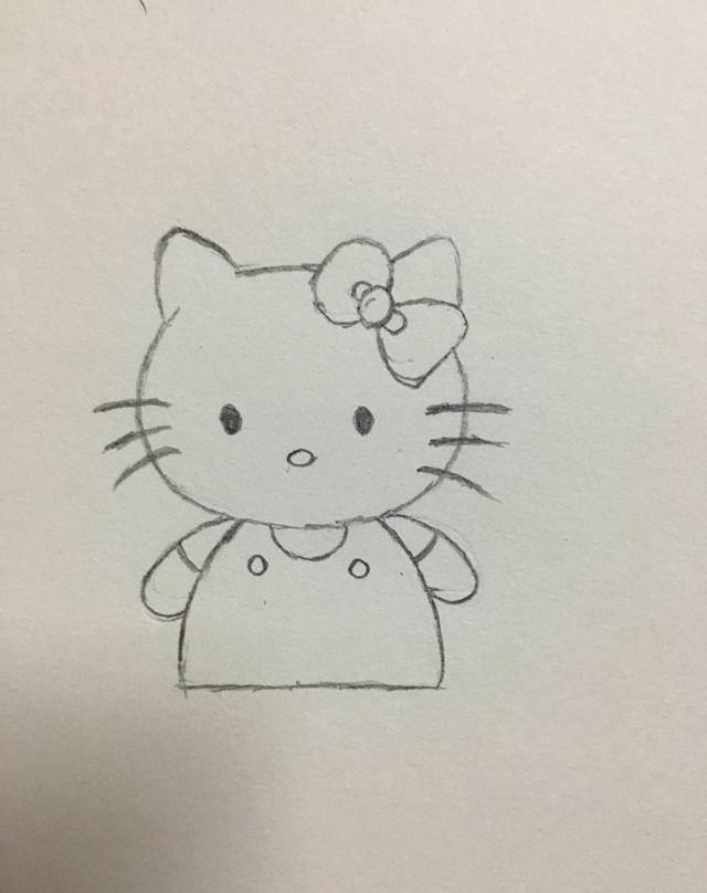 简笔画猫 简笔画猫的画法最简单