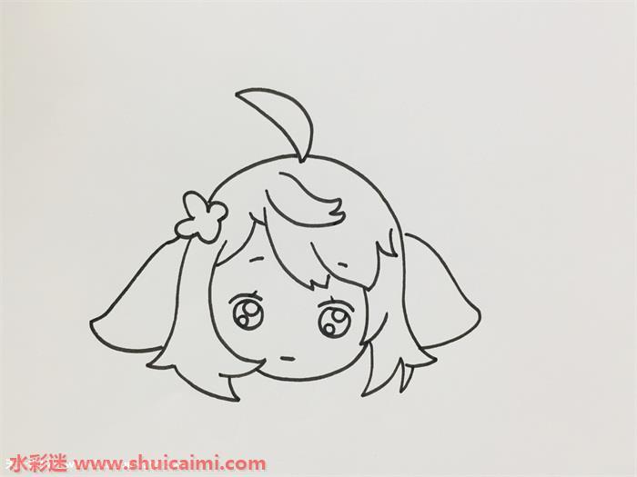好看的涂山苏苏简笔画简单教程