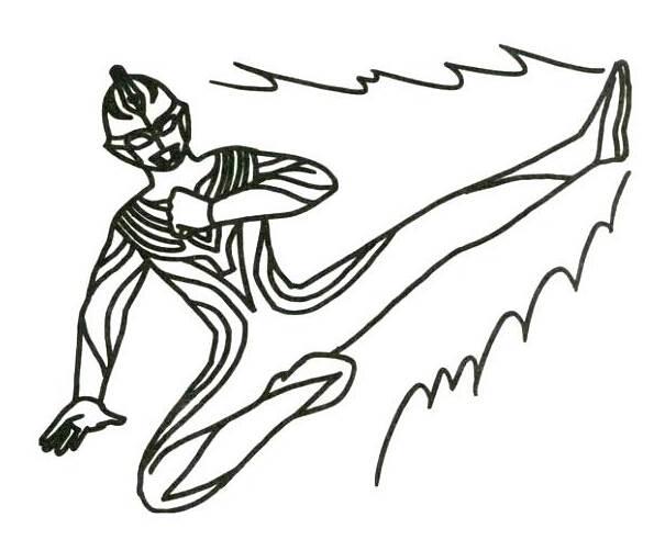 奥特曼打怪兽简笔画 奥特曼简笔画