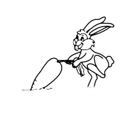 拔萝卜简笔画 拔萝卜简笔画场景图
