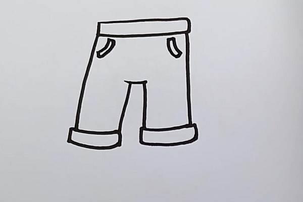 男生女生裤子简笔画 男生裤子的简笔画