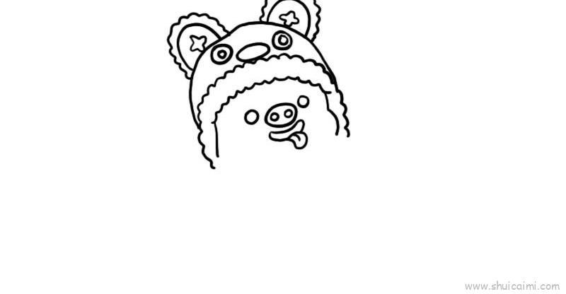 猪宝宝儿童画怎么画 猪宝宝简笔画图片