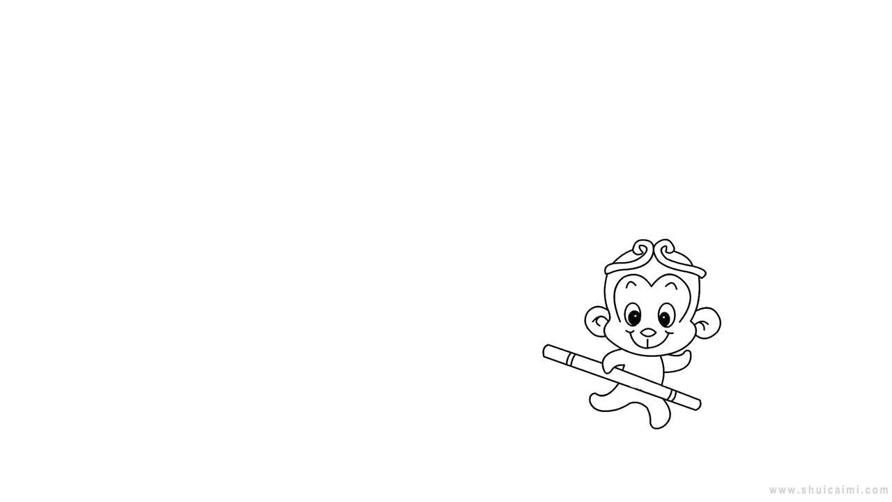 西游记师徒四人简笔画怎么画 西游记师徒四人简笔画画法