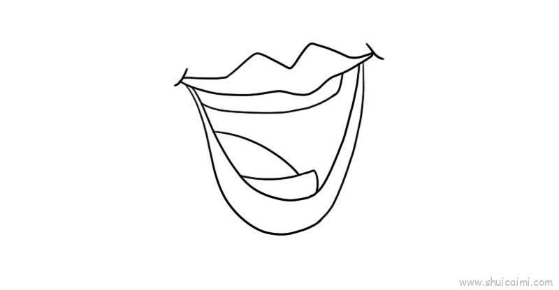 嘴儿童画怎么画 嘴简笔画图片大全