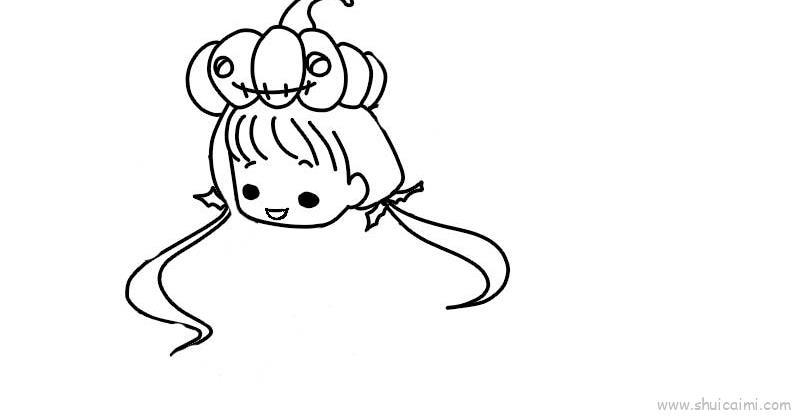 快乐万圣节儿童画怎么画 快乐万圣节简笔画步骤