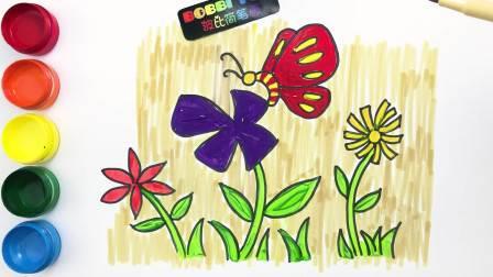 花丛简笔画 花丛简笔画彩色