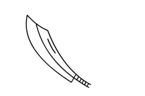 刀的简笔画图片大全 刀的简笔画图片大全可爱