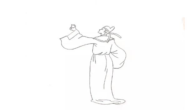 诗人简笔画怎么画 诗人简笔画简单