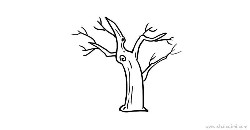 桃树儿童画怎么画 桃树简笔画好看