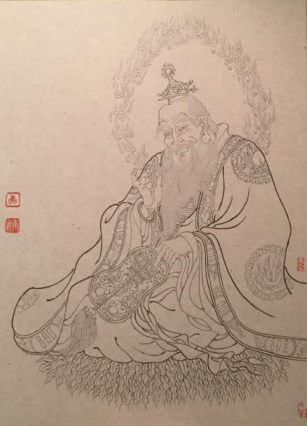 太上老君简笔画 太上老君简笔画图片