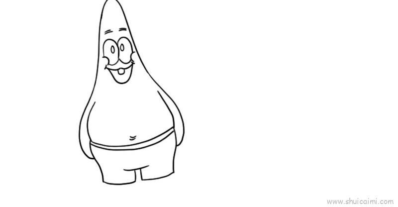 海绵宝宝和派大星儿童画怎么画 海绵宝宝和派大星简笔画简单又好看